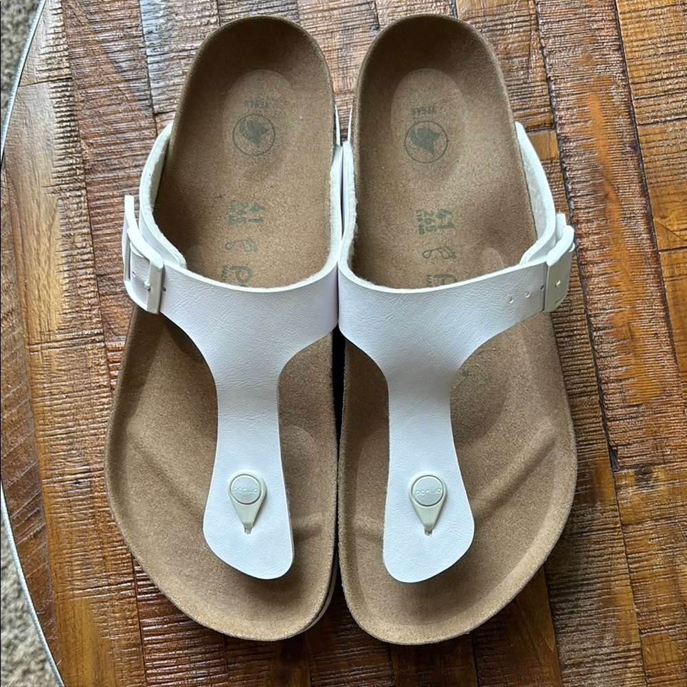 Birkenstock Papillio Platform Women's Gizeh Sandals - Vegan Leather Size 41
